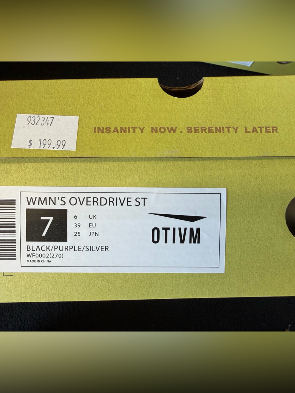 Women’s OTIVM Overdrive ST in black/purple/silver - Picture 7 of 11